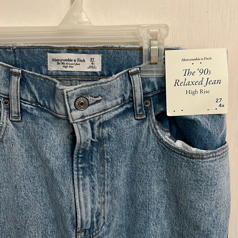 Abercrombie and Fitch 90s relaxed high rise jeans